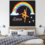 Rainbow Ballerina Dance Leinwanddruck (Insitu (Schlafzimmer))