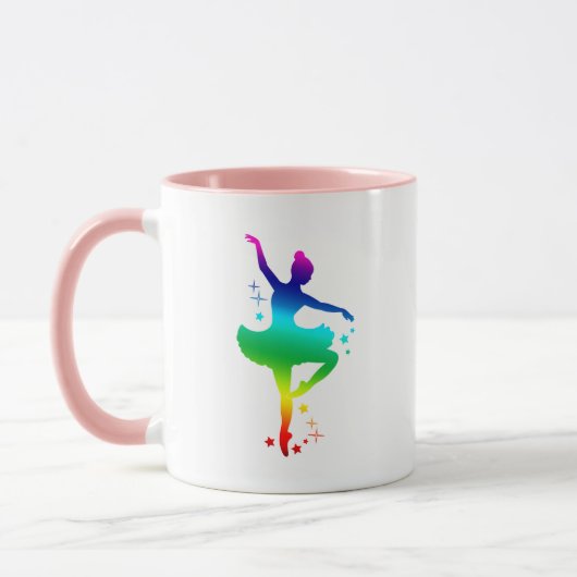 Rainbow Ballerina Tasse (Links)