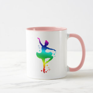 Rainbow Ballerina Tasse