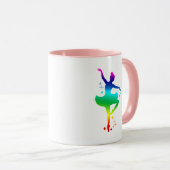 Rainbow Ballerina Tasse (VorderseiteRechts)