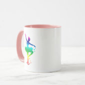 Rainbow Ballerina Tasse (Vorderseite Links)