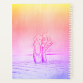 Rainbow Ballet Shoes on Pointe Planer (Rückseite)