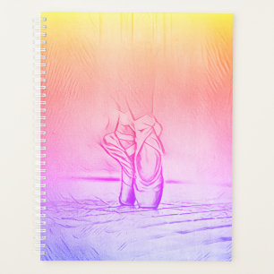 Rainbow Ballet Shoes on Pointe Planer