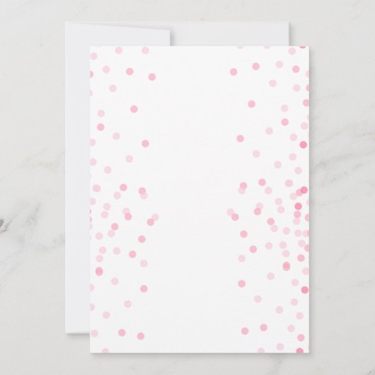 Rainbow Balloon 8th Birthday Girl Party Number Einladung (Rückseite)