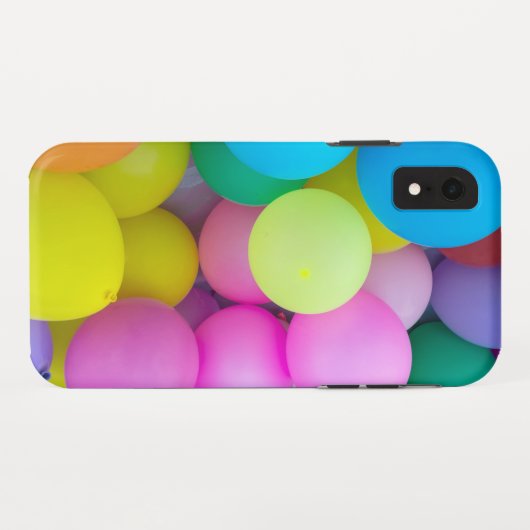 Rainbow Balloons Case-Mate iPhone Hülle (Rückseite (Horizontal))
