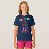 Rainbow Balloons Custom Birthday Party T-Shirt (Vorne ganz)