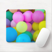 Rainbow Balloons Mousepad (Mit Mouse)