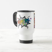 Rainbow BAMFRS Travel Mug Epilepsie Selfie Reisebecher (Vorderseite Links)