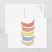 Rainbow Banana #1 Postkarte (Vorne/Hinten)