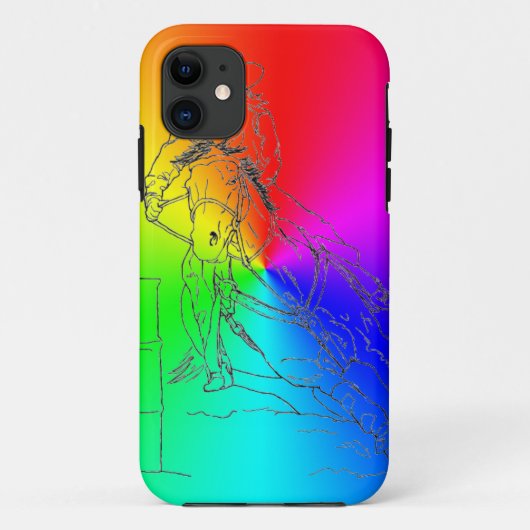 Rainbow Barrel Racer II - iPhone 5/5S Case (Rückseite)