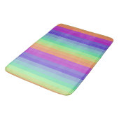 Rainbow Bath Mat Badematte (Schrägansicht)