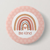 Rainbow Be Kind Boho Button (Vorderseite)