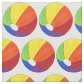 Rainbow Beach Ball Balls Beachball Sommer Fabrik Stoff (Nahaufnahme)