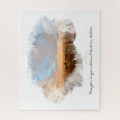 *~* Rainbow Beach Floral Ocean Künstlerisch AR11 J Puzzle (Vertikal)