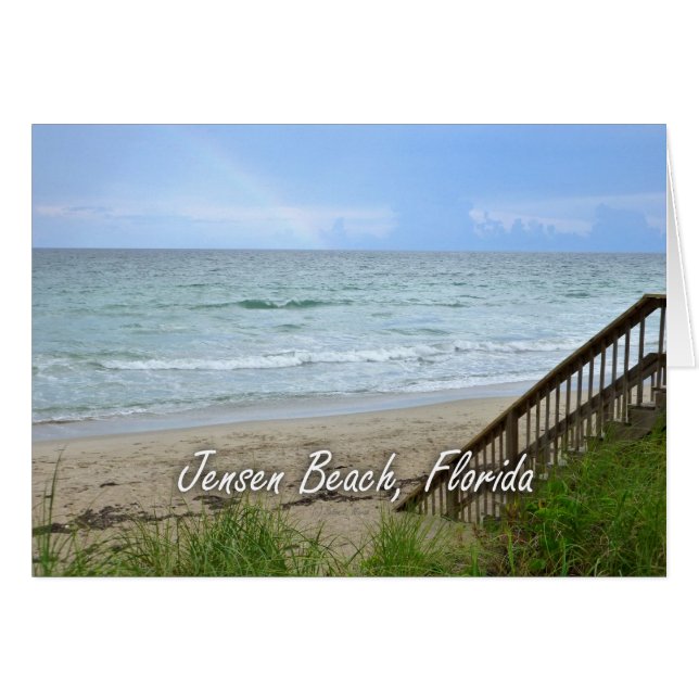 Rainbow Beach Steps Jensen Beach Florida (Vorderseite (Horizontal))