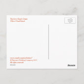 Rainbow Beach Stühle Postkarte (Rückseite)