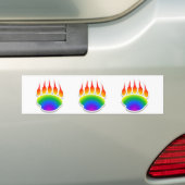 Rainbow Bear Paw Print Autoaufkleber (Auf Auto)