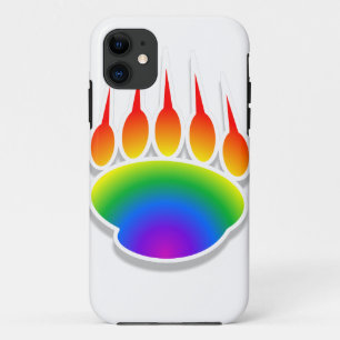 Rainbow Bear Paw Print Case-Mate iPhone Hülle