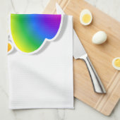 Rainbow Bear Paw Print Handtuch (Viertel Falte)