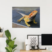 Rainbow Bearded Dragon Poster (Heimbüro)