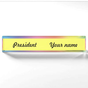 Rainbow Beauty Medium - Namensplakette