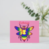 Rainbow Bee Thunder_Cove Postkarte (Stehend Vorderseite)