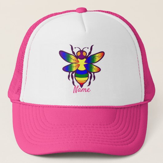 Rainbow Bee Thunder_Cove Truckerkappe (Vorderseite)
