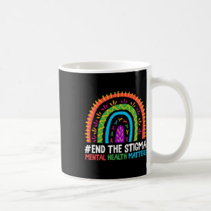 Rainbow beendet das Stigma Mental Health Problem A Kaffeetasse