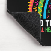 Rainbow beendet das Stigma Mental Health Problem A Mousepad (Ecke)
