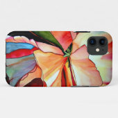 Rainbow Begonia Blume Aquarellkunst Case-Mate iPhone Hülle (Rückseite (Horizontal))