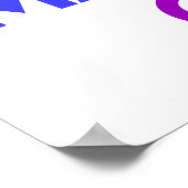 Rainbow Behielt Calm und heiraten weiter Poster (Ecke)