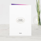 Rainbow Beileid Golden Retriever Loss des Haustier Karte (Rückseite)