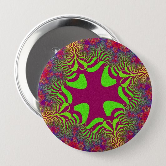 Rainbow Berry Cross Button (Vorne & Hinten)