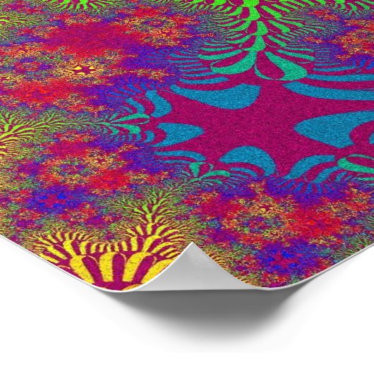 Rainbow Berry Cross Poster (Ecke)