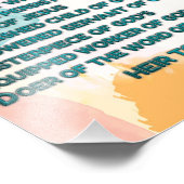 Rainbow Biblical Affirmation w_Scripture 3 Fotodruck (Ecke)