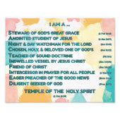 Rainbow Biblical Affirmations w_Scripture 4 Fotodruck (Vorne)