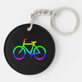 Rainbow Bicycle Schlüsselanhänger (Rückseite)