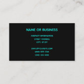 Rainbow Bicycle Visitenkarte (Rückseite)