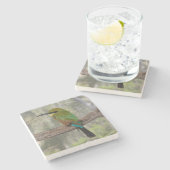 Rainbow-Bienenfresser, Australien Steinuntersetzer (Seitenansicht)