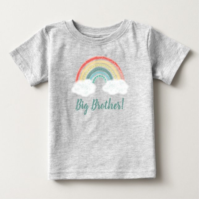 Rainbow Big Brother Baby T-shirt (Vorderseite)