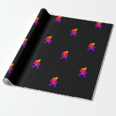 RAINBOW BIGFOOT WRAPPING PAPIER GESCHENKPAPIER (Ungerollt)