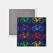 Rainbow Bikes Magnet (Vorderseite/Rückseite)