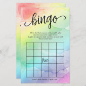 Rainbow Bingo-What's in Purse, 2-in-1 Game Card (Vorne/Hinten)