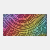 Rainbow Bio-Organic Fractal Neural Network Schreibtischunterlage (Vorderseite)