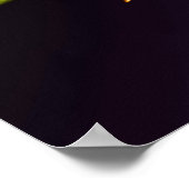 Rainbow-Bird-Fraktal Poster (Ecke)