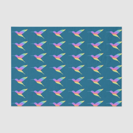 Rainbow-Bird-Papier Seidenpapier (Vorderseite)