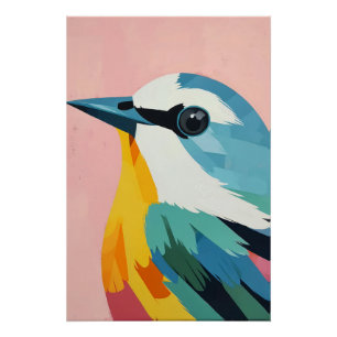 rainbow bird poster