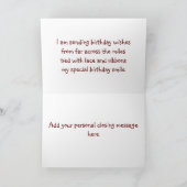 Rainbow Bird über die Meilen Karte (Innenseite)