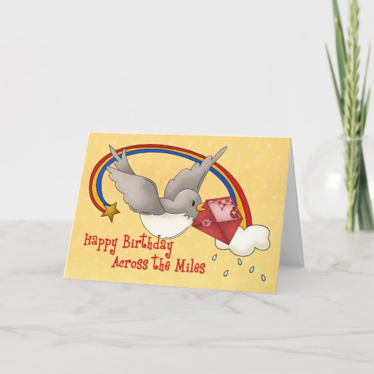 Rainbow Bird über die Meilen Karte (Vorderseite)