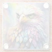 Rainbow Birds Adler 2 Glasuntersetzer (Rückseite)